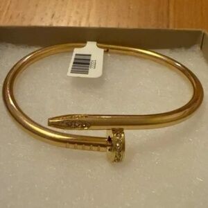 Nailed with Diamonds Bangle